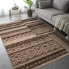 Garvee Area Rug for Living Room, Washable Rug Farmhouse Neutral Rug, Geometric Rug Low Pile Non-Slip Soft Rug for Dining Room Bedroom - 3 of 4