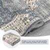 coucheta Vintage Oriental Distressed Rug Machine Washable Rug Non Slip Rug - 2 of 4