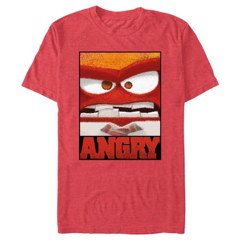 Men's Inside Out Angry Poster T-Shirt - image 1 of 4