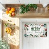 Stupell Industries Merry And Bright Seasonal Florals Printed Anti-Fatigue Floor Mat, design by Kim Allen, 30"x18" - 4 of 4