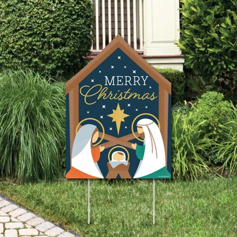 outdoor christmas welcome signs