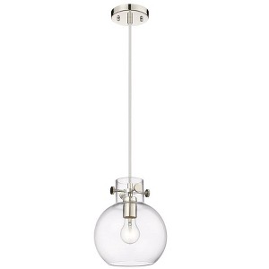 Newton Sphere - 1 Light Pendant In Industrial Style-9.13 Inches Tall and 8 Inches Wide - 1 of 1