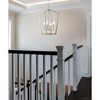 Urban Ambiance Luxury Modern Indoor Chandelier,  30-7/8''H x 24"W x 24''D,  Brushed Nickel Finish, UHP4568 - 2 of 4