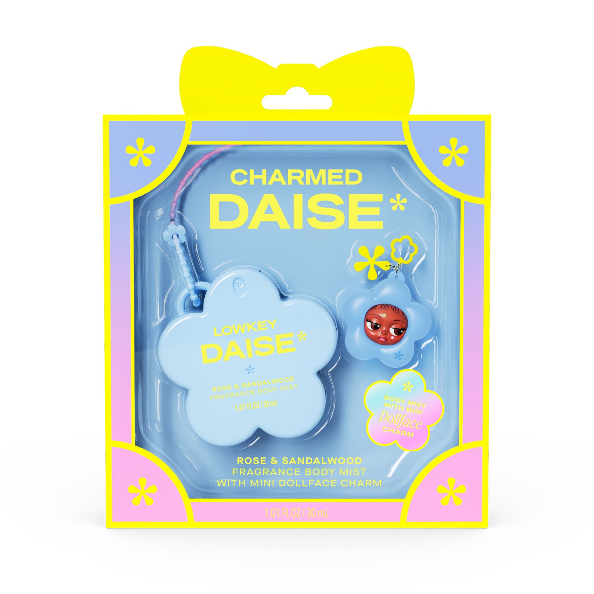 DAISE Mini Body Mist + Charm - Lowkey - 1.01 fl oz