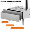 Acekool Wood-Fired Portable Pizza Oven in Stainless Steel for Outside - 3 of 4