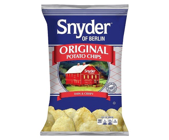 Snyder of Berlin&#174; Plain Potato Chips 2.75 oz