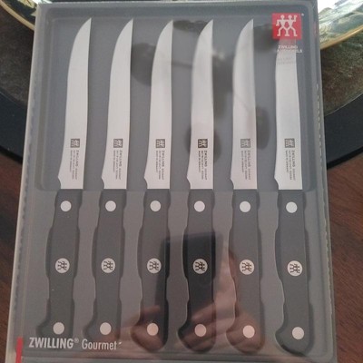 ZWILLING Gourmet 6-pc Steak Knife Set 39123-006 Brand New open package 6  Piece