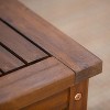 GDFStudio Clark Patio Slat-Top Acacia Solid Wood 53" Bench - 4 of 4