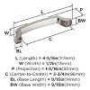 Amerock Bellamy Pull for Cabinets, Drawers, and Furniture - 4 of 4