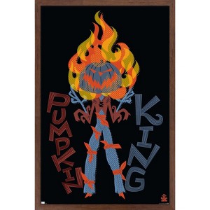 Trends International Disney Tim Burton's The Nightmare Before Christmas - Pumpkin Framed Wall Poster Prints - 1 of 4
