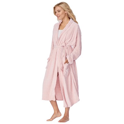 Tirrinia Women's Premium Chenille Bathrobe, Classic Comfy Soft Long Robe, Shawl Collar Women Matching Robes, Gift for Her