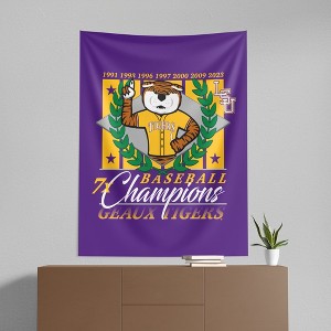 NCAA LSU Louisiana State Pinnacle Printed Wall Hanging - LSU Tigers - 1 of 4