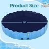 Yaheetech Foldable Dog Pools Dog Swimming Pool with Sprinkler Blue - 3 of 4