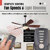 Anderic RR7222T Replacement Ceiling Fan Remote Control for Home Decorators Collection and Others | UC7222T, CHQ7222T - 3 of 4