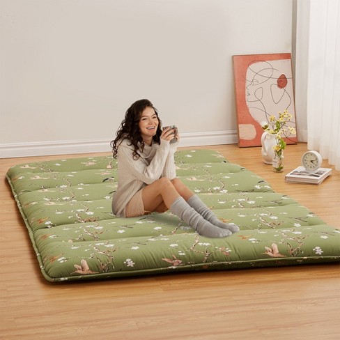 Whizmax Floral Futon Mattress Japanese Floor Mattress Foldable Floor Bed Sleeping Pad For Camping Rv Travel Dorm Target