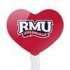 Robert Morris University Secondary Logo Heart Love Cupcake Picks Toppers Decoration Set of 6 - 2 of 4
