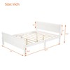 RISOKEYS Full Size Wood Platform Bed Frame with Headboard & Footboard - No Box Spring Needed,Sturdy 200 lbs Support for Bedroom Small Spaces - 3 of 4