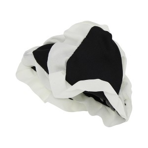 Unique Bargains Triangle Pattern Hair Clip 5.12"x1.97"x3.94" White 1 Pc - 1 of 4