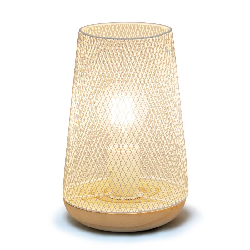 Wired Mesh Uplight Table Lamp - Simple Designs, 2 of 10