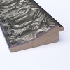 20" x 54" Non-Beveled Silver Luxor Wood on The Door Mirror - Amanti Art: Wall Hanging - 2 of 4