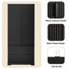 Dexmalle 72" Modern Fluted Kitchen Pantry Cabinet with 2 Large Drawers & 8-Door Spice Rack - 4 of 4