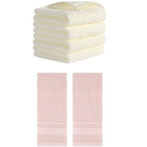 REGALWOVEN 100% Cotton Solid Soft Absorbent Bathroom Decorative Hand Towel 13" x 29" - 1 of 4