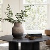 LuxenHome Rustic Ceramic Flower Vase, 11.5'' Tall Brown Ombre Terracotta Round Vase, Farmhouse Vintage Pottery for Shelf Living Room Decor - 4 of 4