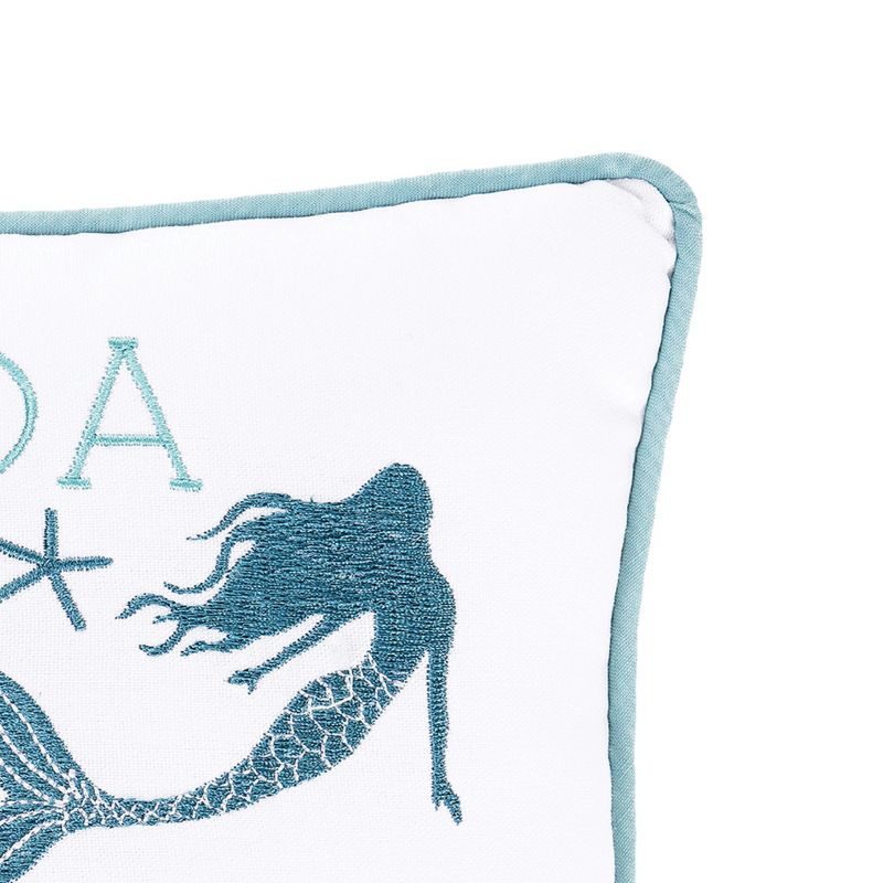 C&F Home 10" x 10" Not A Mermaid Embroidered Throw Pillow, 2 of 5