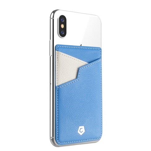 Cobble Pro Stick On Genuine Leather Card Holder Adhesive Pocket Phone Wallet For Iphone 11 Pro Max Xs X Xr Se2 Samsung S10 S9 Note 10 Los Angeles Blue Target