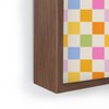 Iveta Abolina Eclectic Checker Check Cream Framed Mini Art Print 4" (H) x 3" (W) x 1" (D) - Society6 - 3 of 3