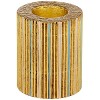 Kensington Hill Tomak Gold 3-Piece Pillar Candle Holder and Jar w/ Lid Set - 3 of 4