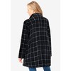 Woman Within Plus Size Fleece Swing Funnel-Neck Coat - 3 of 4