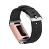 Insten Fabric Watch Band Compatible with Fitbit Charge 3, Charge 3 SE, Charge 4, and Charge 4 SE, Fitness Tracker Replacement Bands, Black - image 2 of 4