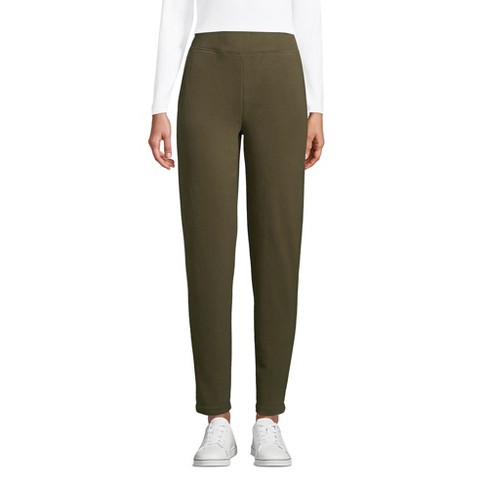 Lands' End Women's Serious Sweats Ankle Sweatpants - Small - Forest Moss :  Target