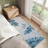 Area Rug Machine Washable Low Pile Non Slip Rugs Palm Tree Leaf Area Rug Foldable Stain Resistant Indoor Carpet for Living Room Bedroom Dining Room - 4 of 4