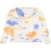 Disney Woman's Retro Mickey and Friends Tie-Dye Cropped Hooded Adult Shirt - 3 of 3