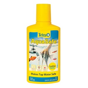 Tetra AquaSafe Makes Tap Water Safe Aquarium Water Conditioner - 8.45 fl oz - 1 of 4