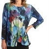 Women's Morning Glory French Brushed Knit Top - Jess & Jane - 2 of 2