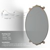 Apmir Oval High Quality Aluminum Alloy Framed French Cleat Mounted Baroque Wall Decor Bathroom Vanity Mirror with 3-Year Warranty - 3 of 4