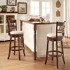 29" Wolcott Swivel Barstool Smoke - Inspire Q: Hardwood, Padded, Pub-Style - 4 of 4