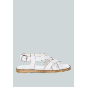 Kapaka Real Leather Flat Gladiator Women Sandals - 1 of 4