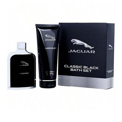 Jaguar Classic Black by Jaguar for Men - 2 Pc Gift Set 3.4oz EDT Spray, 6.76oz Bath and Shower Gel