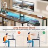 Aheaplus L-Shaped Computer Desk with Drawers and Monitor Shelf, Gaming Desks with LED Strip - 4 of 4