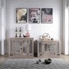 unipaws Wooden Dog Crate with Cushion & Tray - 3 of 4