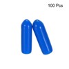 Unique Bargains Vinyl Rubber Screw Thread Bolt Plug Round Tube Insulated Protective Caps 100 Pcs - 2 of 4