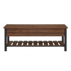 48" Open Top Storage Bench with Shoe Shelf - Saracina Home - 3 of 4
