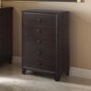 Royal Hampton Wooden Chest with 5 Spacious Drawers  , Espresso Brown - 2 of 4