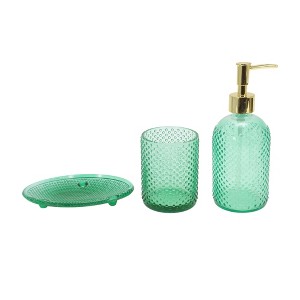 Unique Bargains Reusable Dot Bathroom Accessories Kit 1 Set - 1 of 4