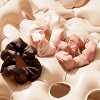 Kitsch Mass Puffy Scrunchies - 3pk - Rosewood - 2 of 4