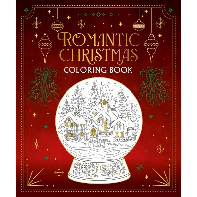 Romantic Christmas Coloring Book - (Rockpool Coloring) by  Rockpool Publishing (Paperback)